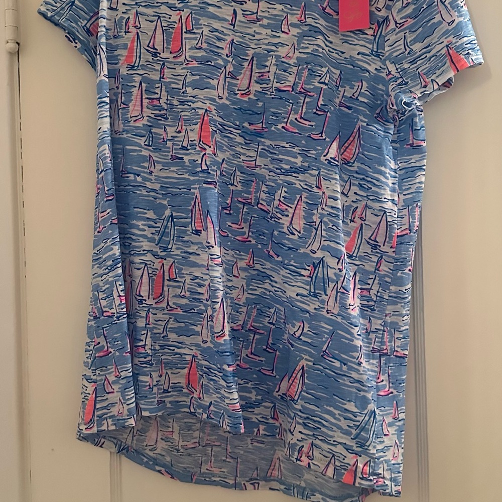 COPY - Lilly Pulitzer Sailboat Print Top